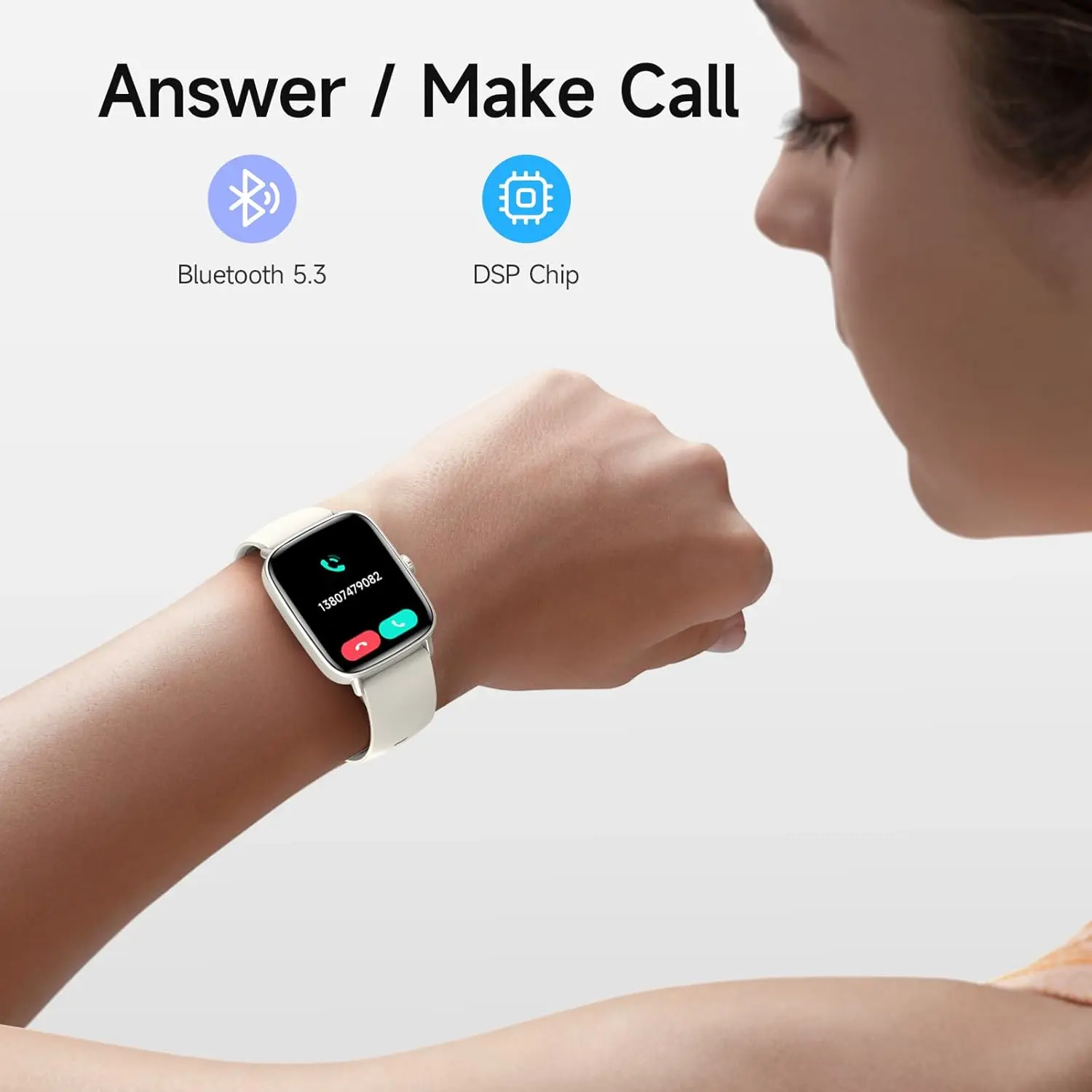 Ceas smart compatibil iPhone și Android, imagine 6
