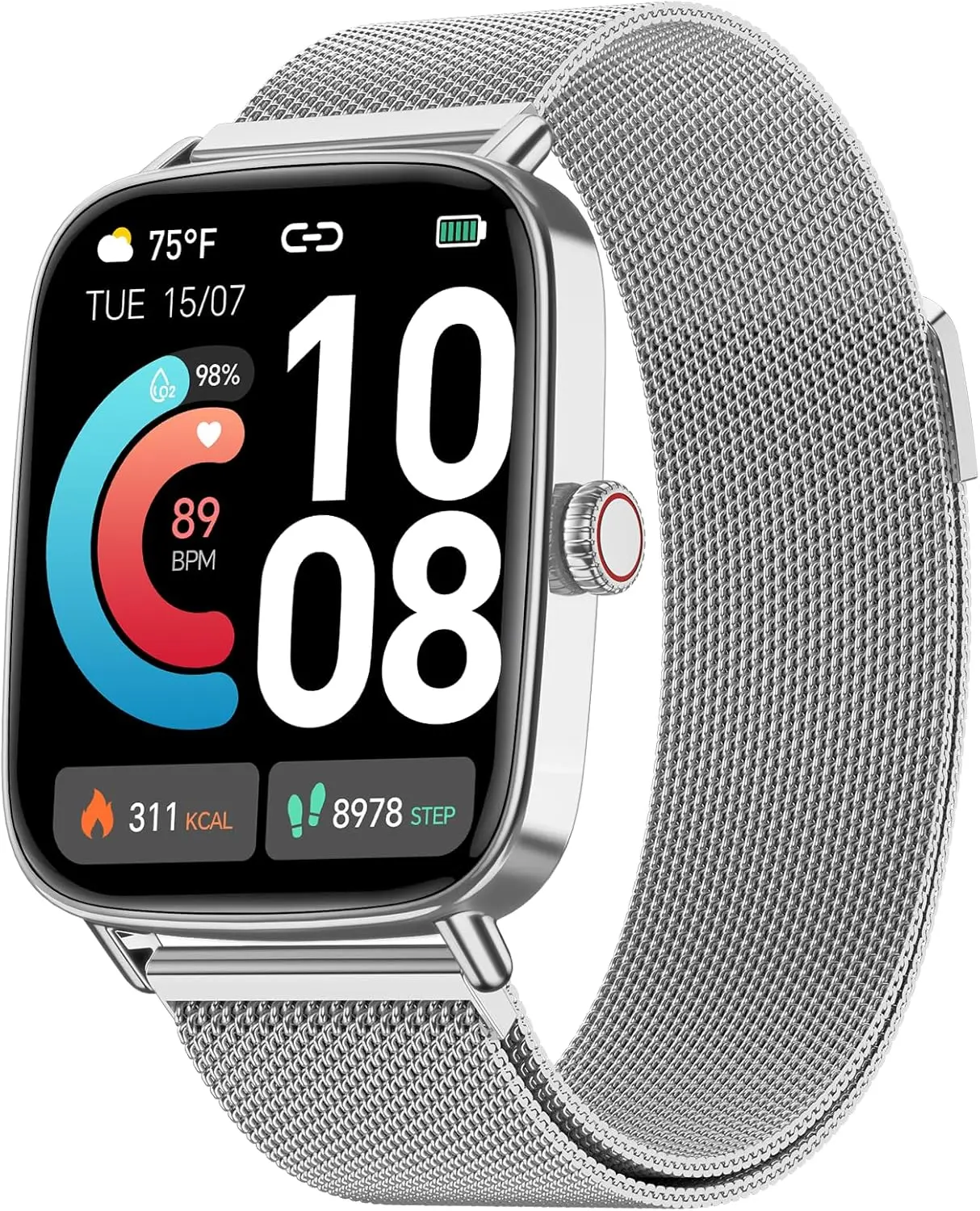 Ceas smart rezistent la apă IP68, imagine 5